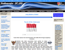 Tablet Screenshot of indonesia-icao.org